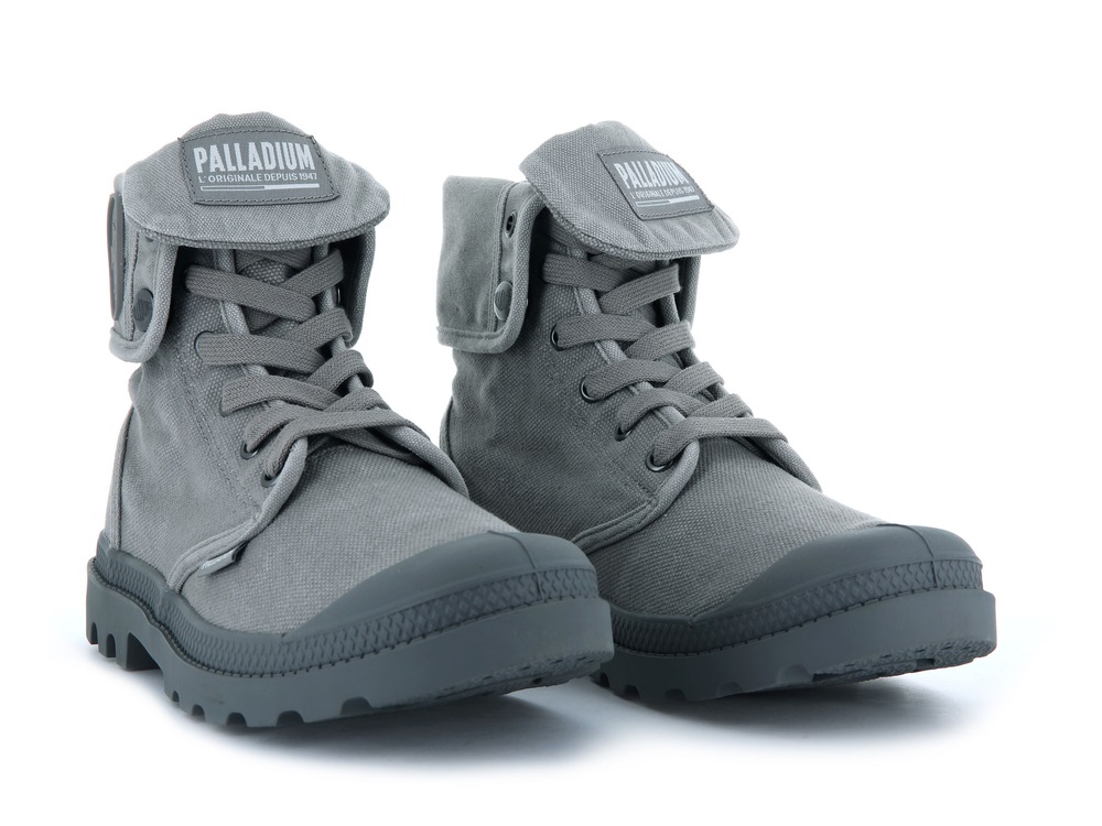 Botas Palladium BAGGY Mujer Titanium | Chile-69478