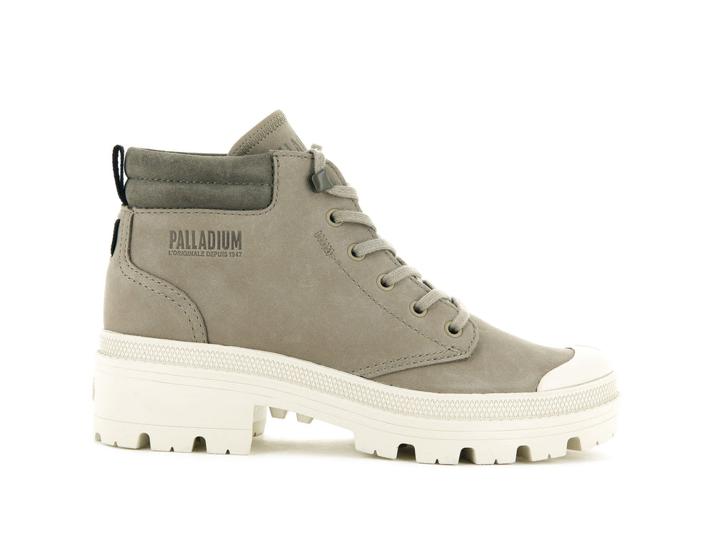 Botas Palladium PALLABASE LO CUFF Mujer Miss Dune | Chile-73164