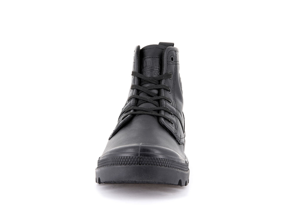 Botas Palladium PALLABROUSSE HI WATERPROOF Hombre Negras | Chile-50974