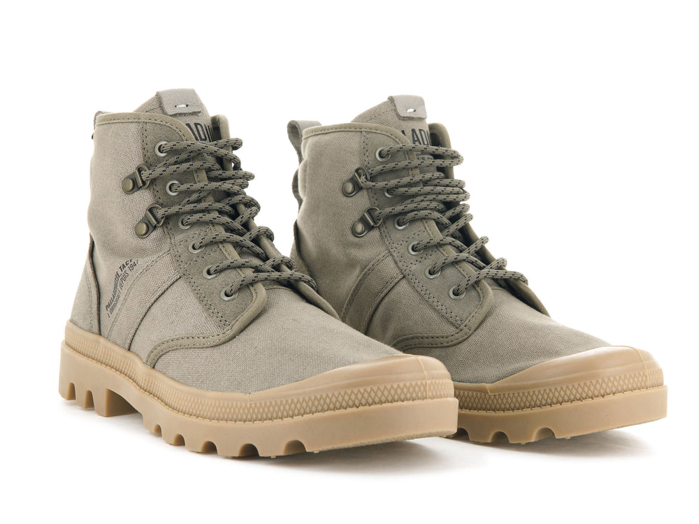 Botas Palladium PALLABROUSSE TACTICAL Mujer Verde | Chile-75280