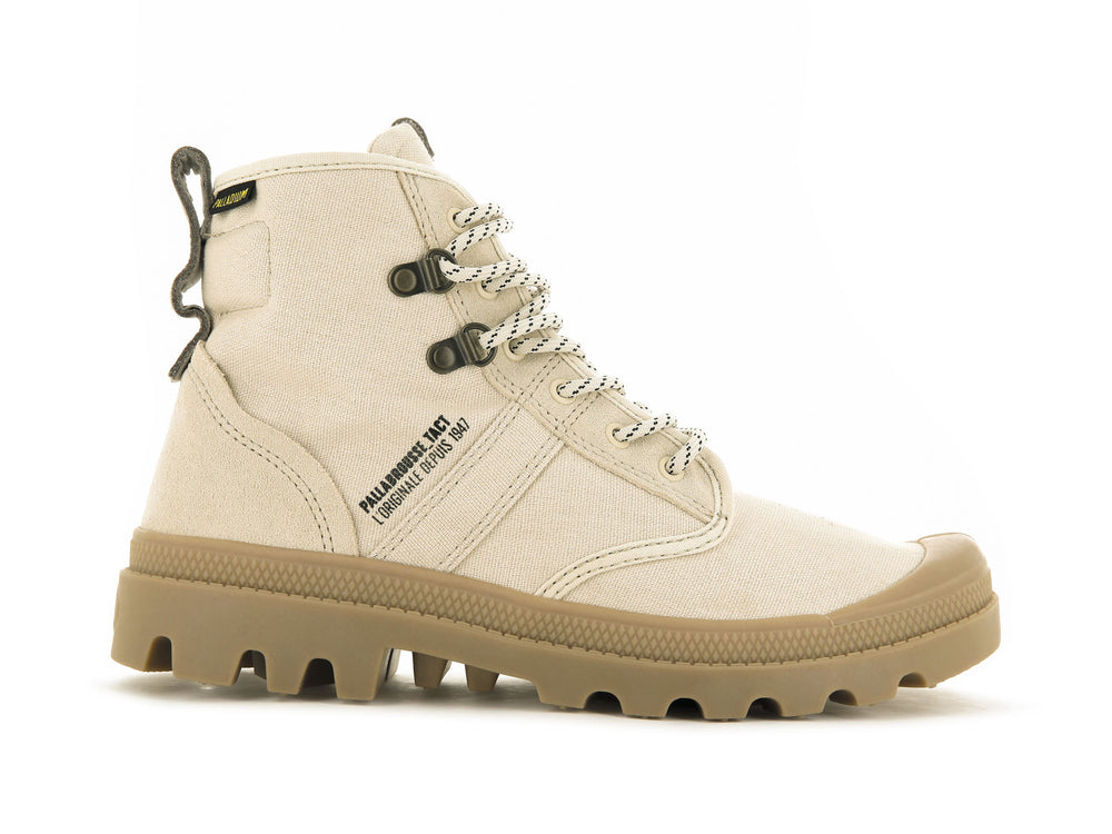 Botas Palladium PALLABROUSSE TACTICAL Mujer Sahara | Chile-91685