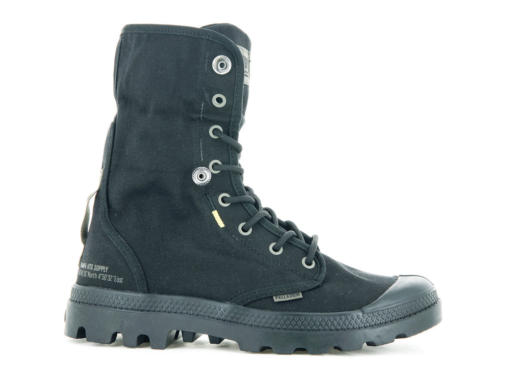 Botas Palladium PAMPA BAGGY SUPPLY Mujer Negras | Chile-23197