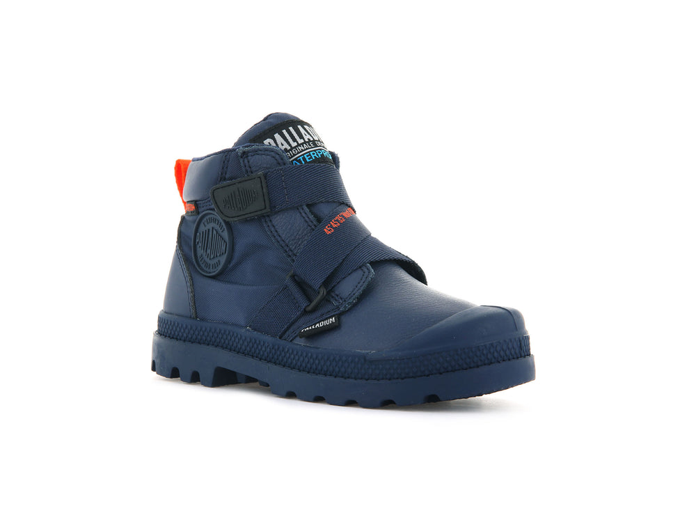 Botas Palladium PAMPA HI CUFFSTR WP+ Niños Indigo | Chile-59278