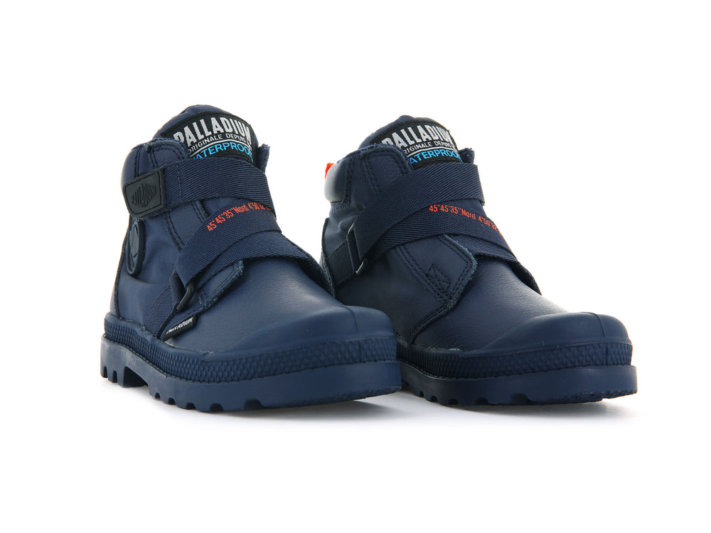 Botas Palladium PAMPA HI CUFFSTR WP+ Niños Indigo | Chile-59278