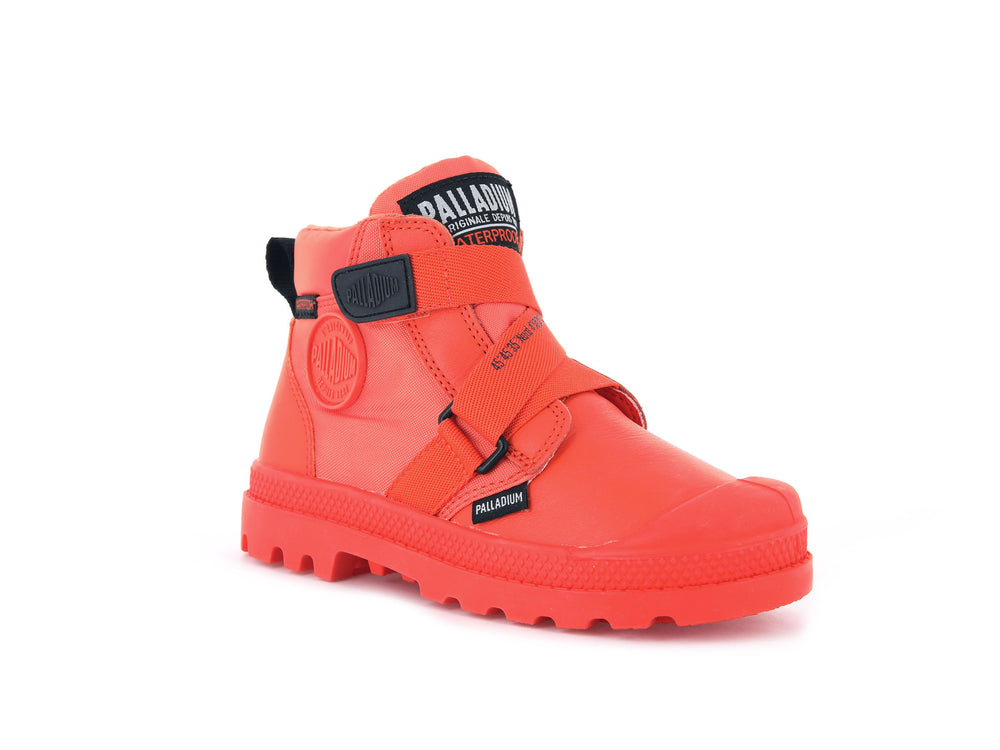 Botas Palladium PAMPA HI CUFFSTR WP+ Niños Firecracker | Chile-97186