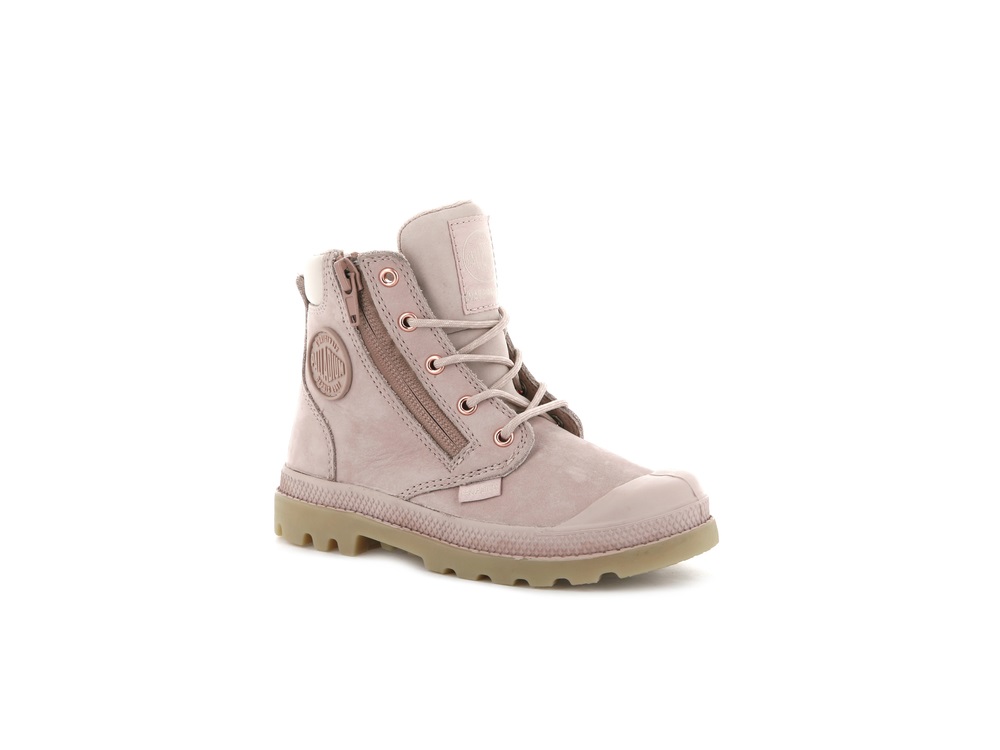 Botas Palladium PAMPA HI CUFF WATERPROOF Niños Rosas | Chile-59014