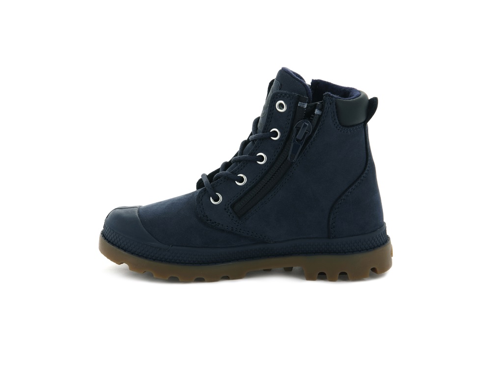 Botas Palladium PAMPA HI CUFF WATERPROOF Niños Indigo | Chile-63412