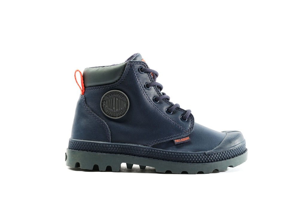 Botas Palladium PAMPA HI CUFF WP OZ L Niños Indigo | Chile-19872