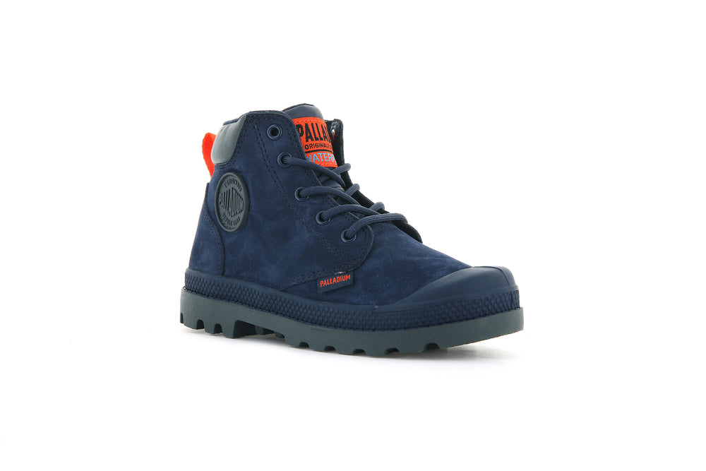 Botas Palladium PAMPA HI CUFF WP OZ Niños Indigo | Chile-56498