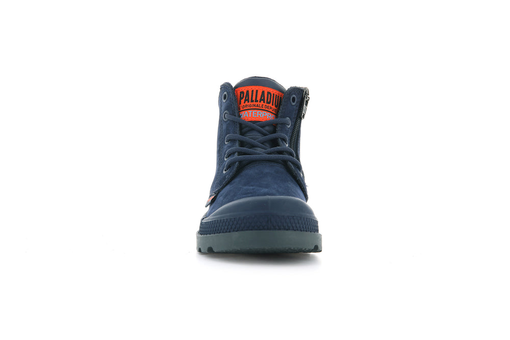 Botas Palladium PAMPA HI CUFF WP OZ Niños Indigo | Chile-56498