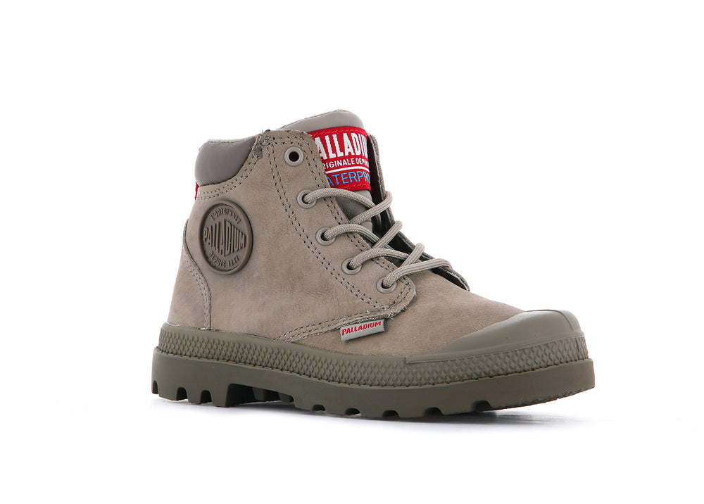 Botas Palladium PAMPA HI CUFF WP OZ Niños Dune | Chile-94523