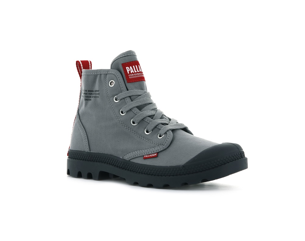 Botas Palladium PAMPA HI DARE Mujer Titanium | Chile-35462