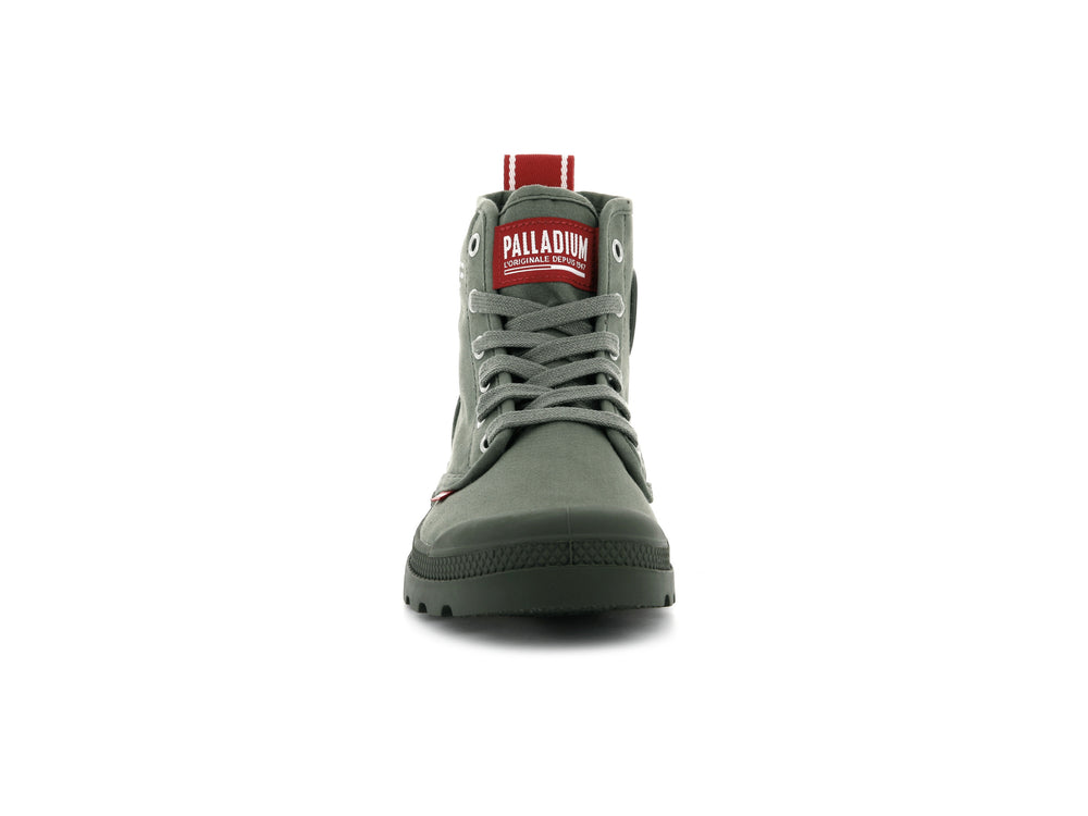 Botas Palladium PAMPA HI DARE Mujer Verde Oliva | Chile-69027