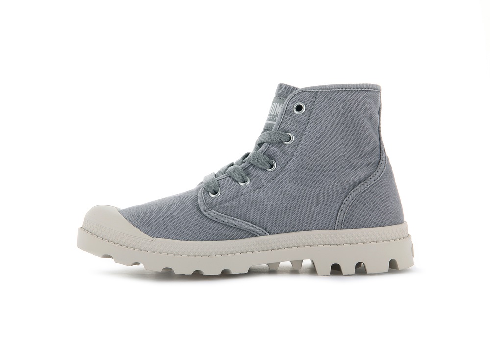 Botas Palladium PAMPA HI Mujer Gris | Chile-73916