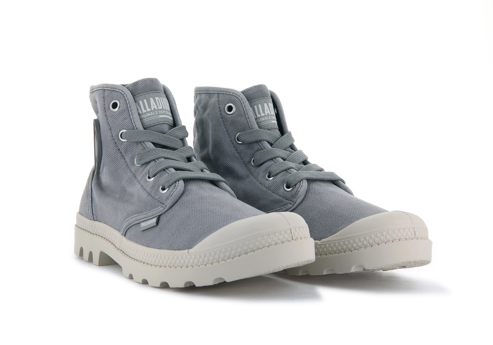 Botas Palladium PAMPA HI Mujer Gris | Chile-73916