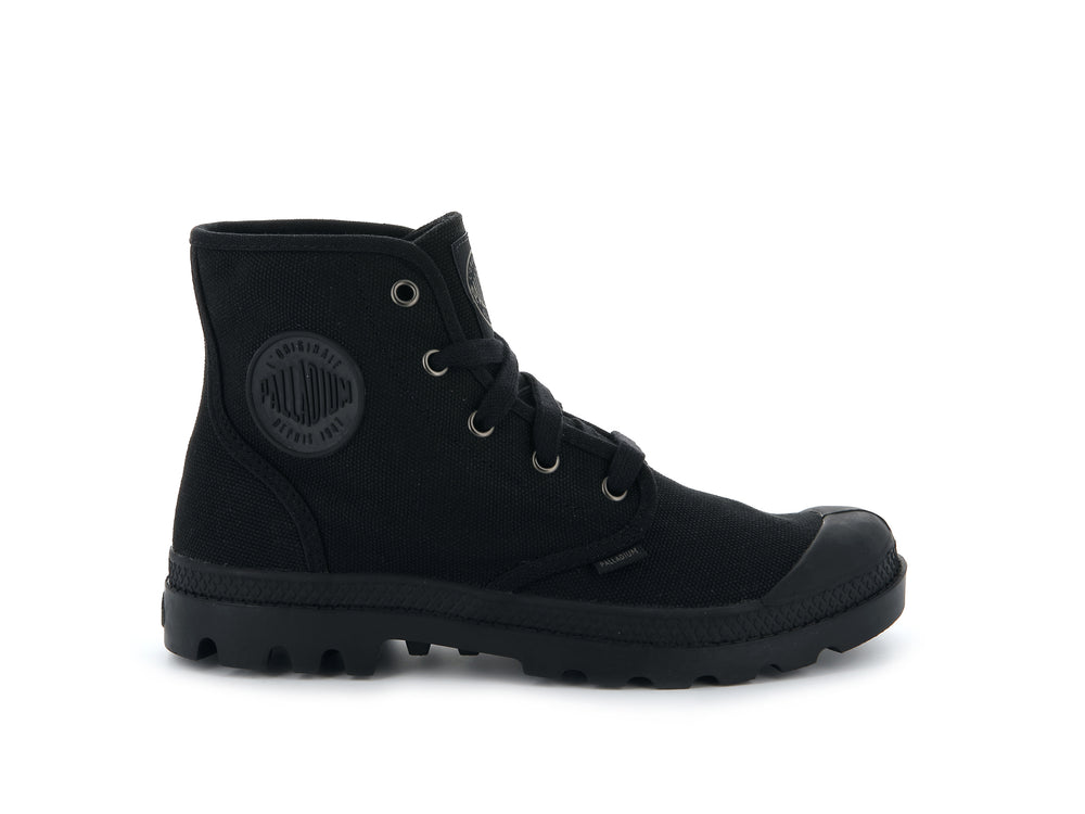 Botas Palladium PAMPA HI Mujer Negras | Chile-83124