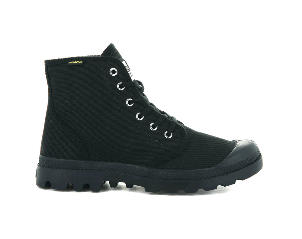 Botas Palladium PAMPA HI ORIGINALE Mujer Negras | Chile-60724