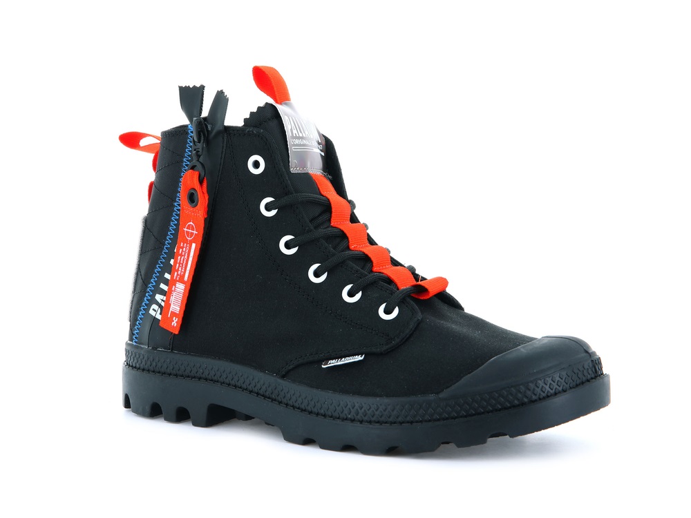 Botas Palladium PAMPA HI TICKET TO EARTH Mujer Negras | Chile-14975