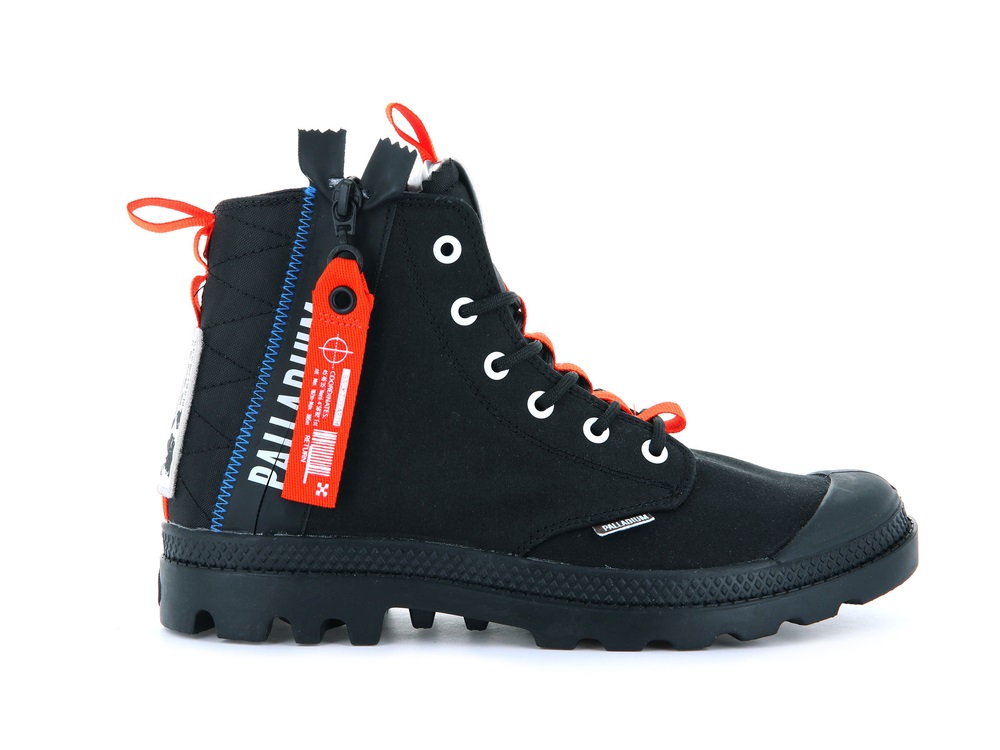 Botas Palladium PAMPA HI TICKET TO EARTH Mujer Negras | Chile-14975