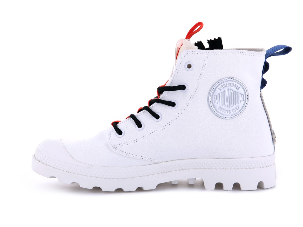 Botas Palladium PAMPA HI TICKET TO EARTH Mujer Blancas | Chile-28397