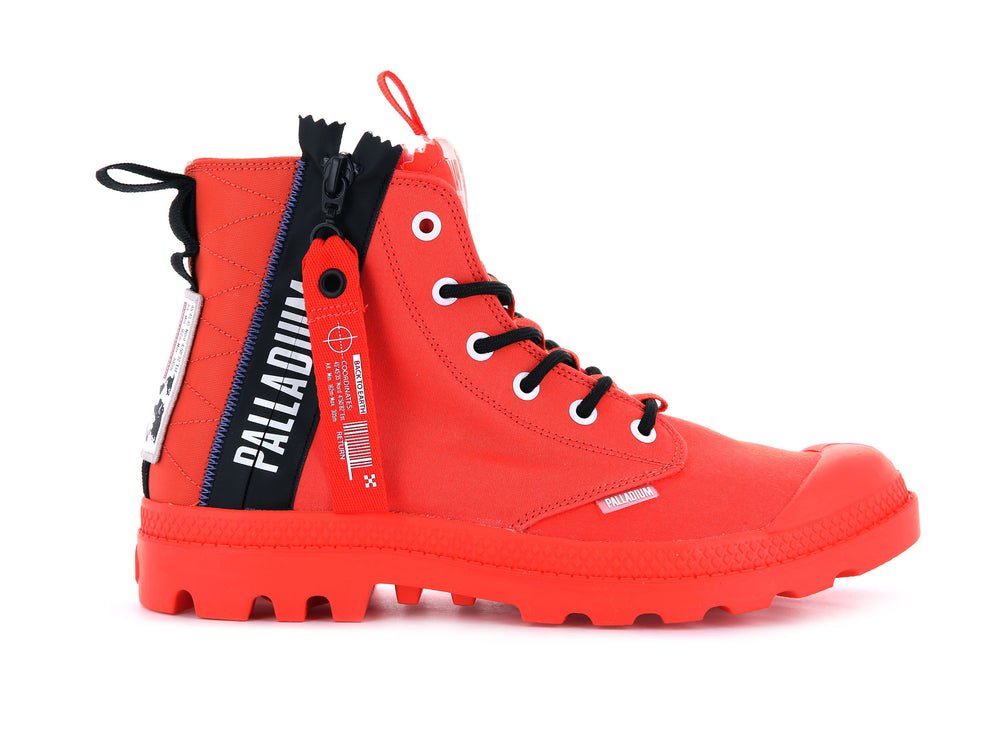 Botas Palladium PAMPA HI TICKET TO EARTH Mujer Flame | Chile-56973