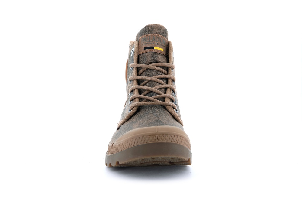 Botas Palladium PAMPA HI WAX Mujer Espresso | Chile-89340