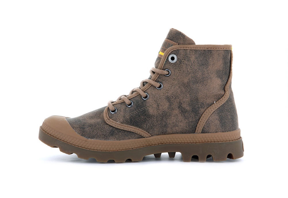 Botas Palladium PAMPA HI WAX Mujer Espresso | Chile-89340