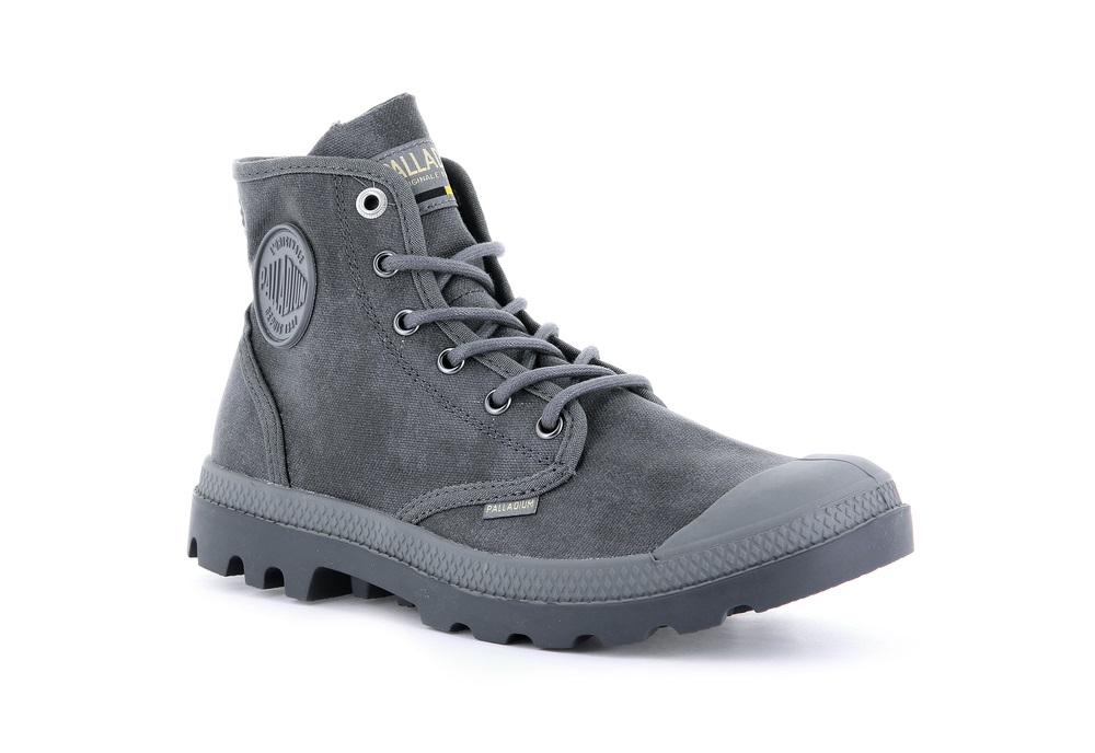 Botas Palladium PAMPA HI WAX Mujer Metal | Chile-54283