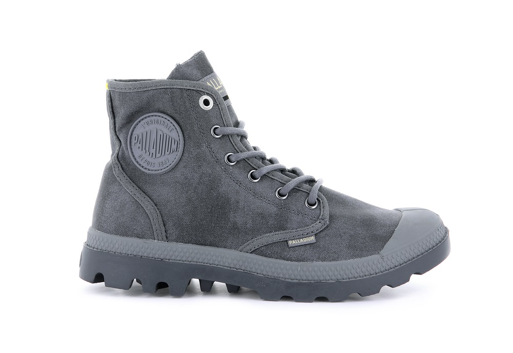 Botas Palladium PAMPA HI WAX Mujer Metal | Chile-54283