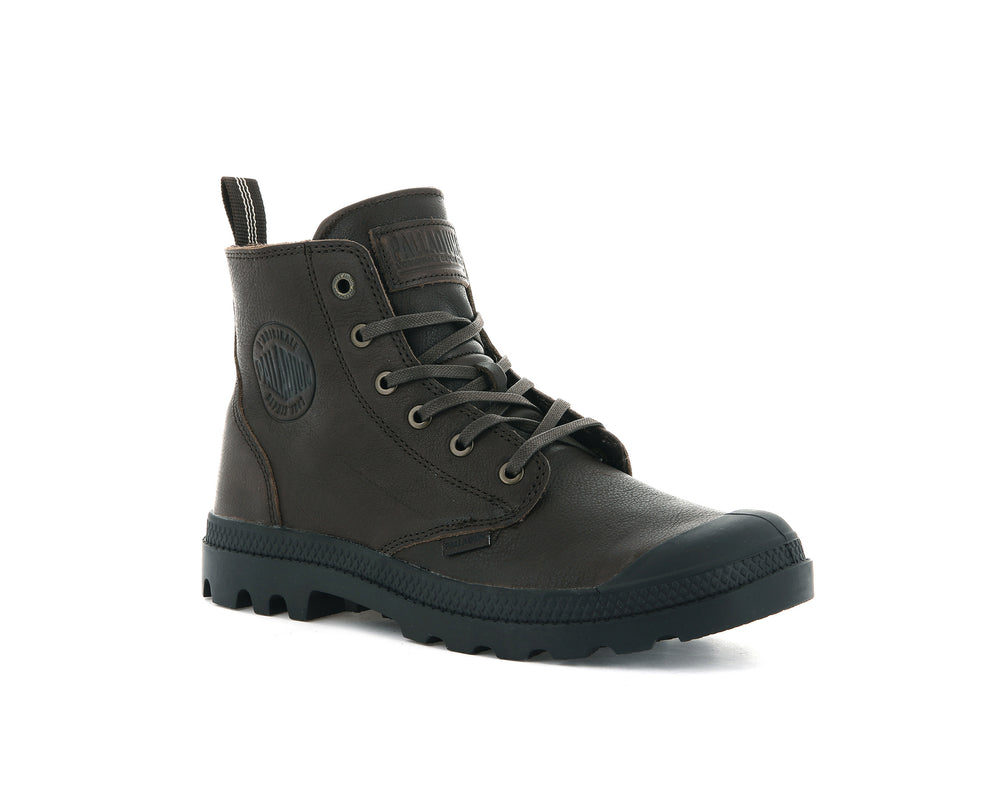 Botas Palladium PAMPA HI ZIP LTH ESS Hombre Bison | Chile-05264