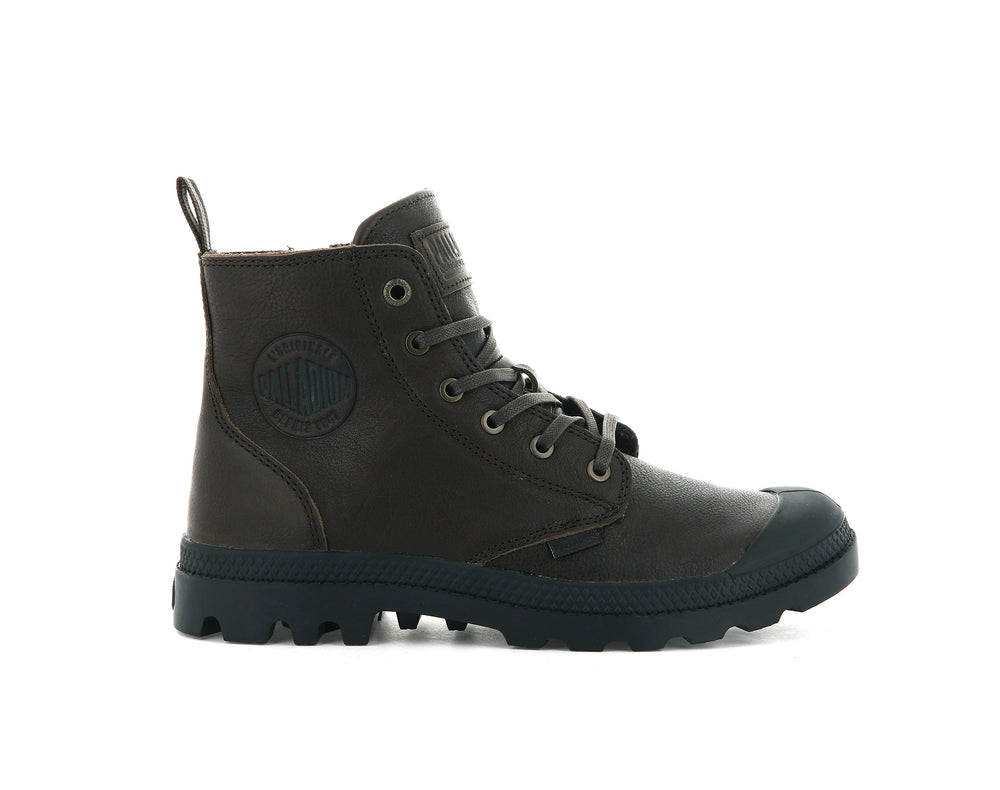 Botas Palladium PAMPA HI ZIP LTH ESS Hombre Bison | Chile-05264