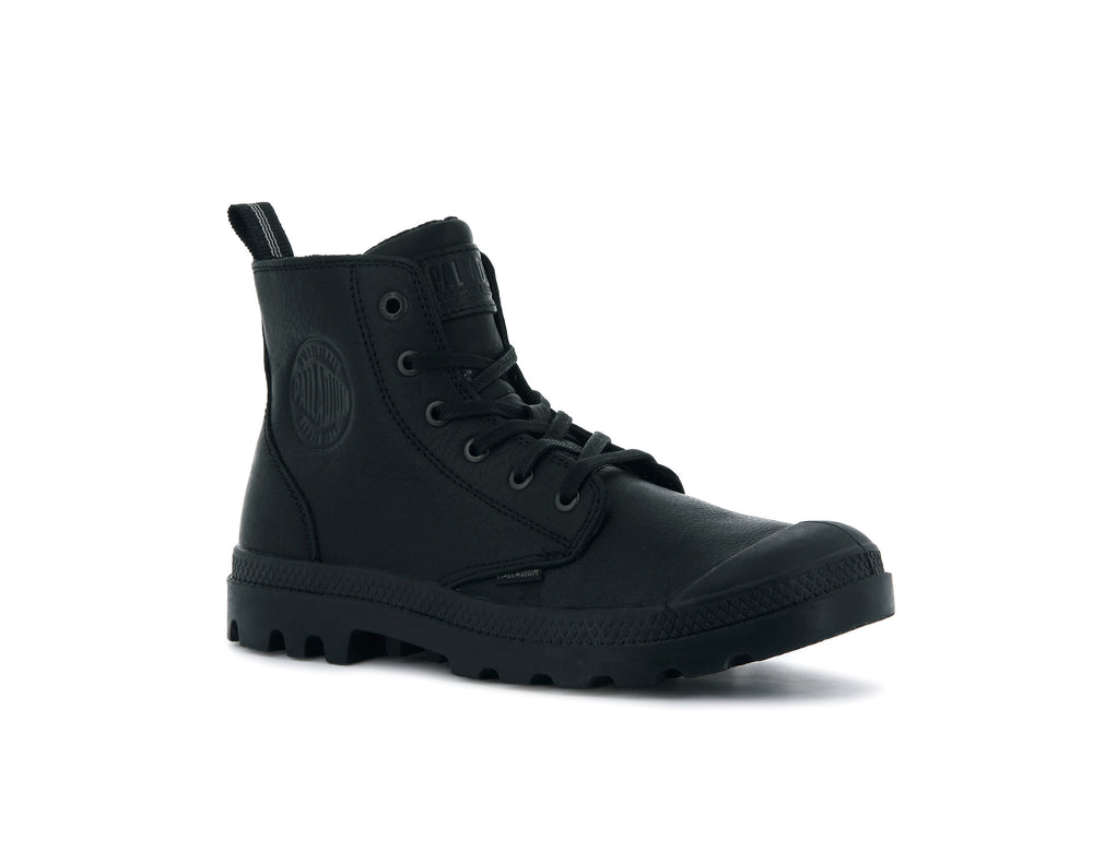 Botas Palladium PAMPA HI ZIP LTH ESS Hombre Negras | Chile-75064