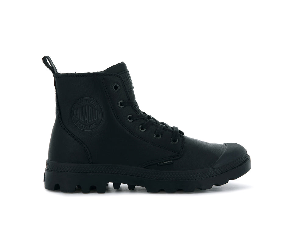 Botas Palladium PAMPA HI ZIP LTH ESS Hombre Negras | Chile-75064