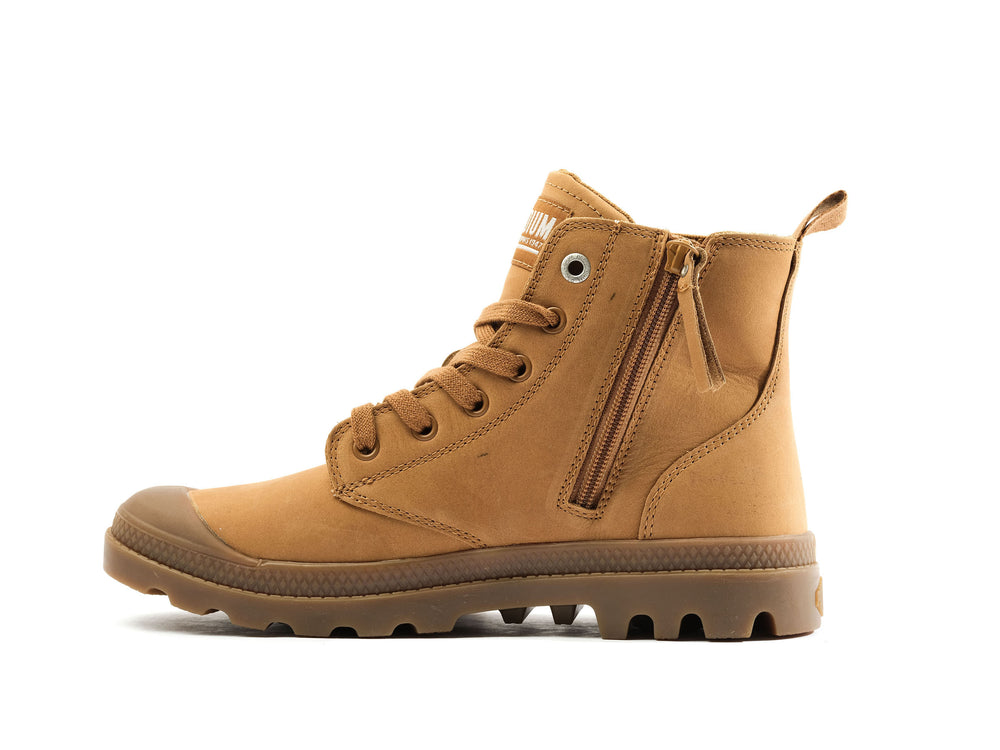 Botas Palladium PAMPA HI ZIP NBK Hombre Apple Cinnamon | Chile-79382