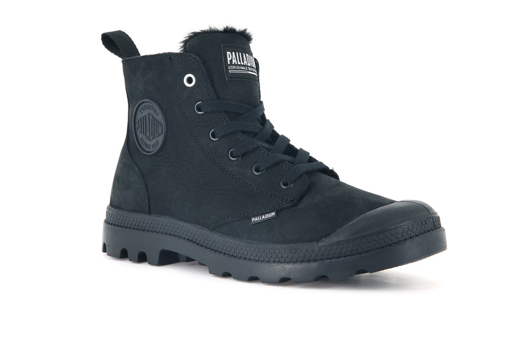 Botas Palladium PAMPA HI ZIP WL Hombre Negras | Chile-53048