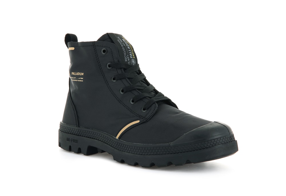 Botas Palladium PAMPA LITE+ RECYCLE WP+ Hombre Negras | Chile-21346