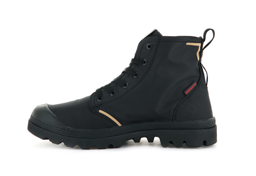 Botas Palladium PAMPA LITE+ RECYCLE WP+ Hombre Negras | Chile-21346