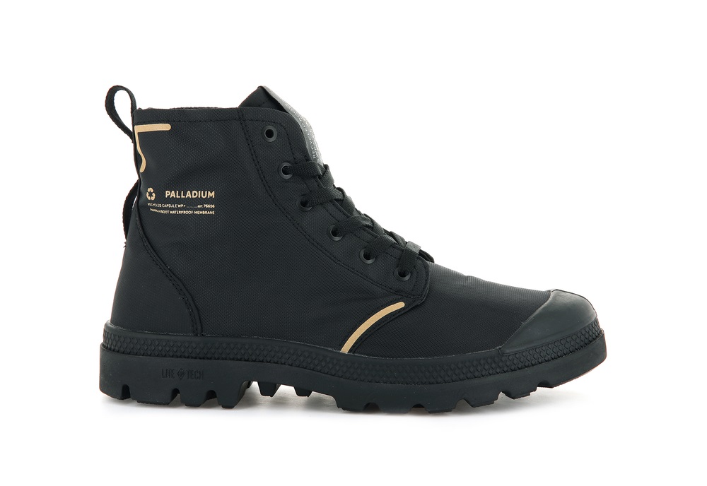 Botas Palladium PAMPA LITE+ RECYCLE WP+ Hombre Negras | Chile-21346