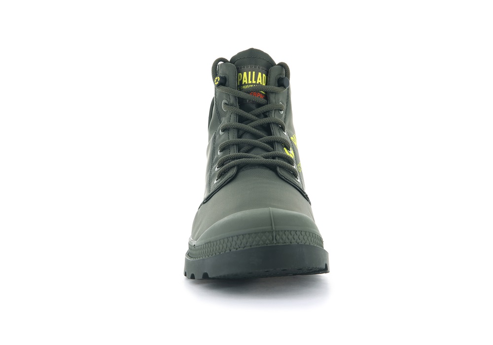 Botas Palladium PAMPA RECYCLE WATERPROOF+ 2 Mujer Verde Oliva | Chile-05673