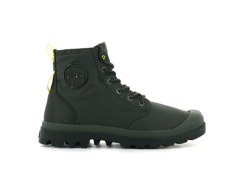 Botas Palladium PAMPA RECYCLE WATERPROOF+ 2 Mujer Verde Oliva | Chile-05673