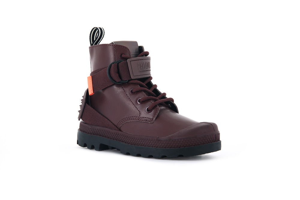 Botas Palladium PAMPA ROCK RANGER Niños Chocolate | Chile-02956