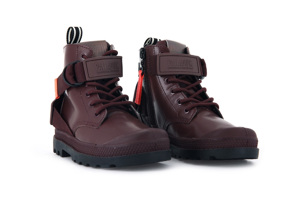 Botas Palladium PAMPA ROCK RANGER Niños Chocolate | Chile-02956