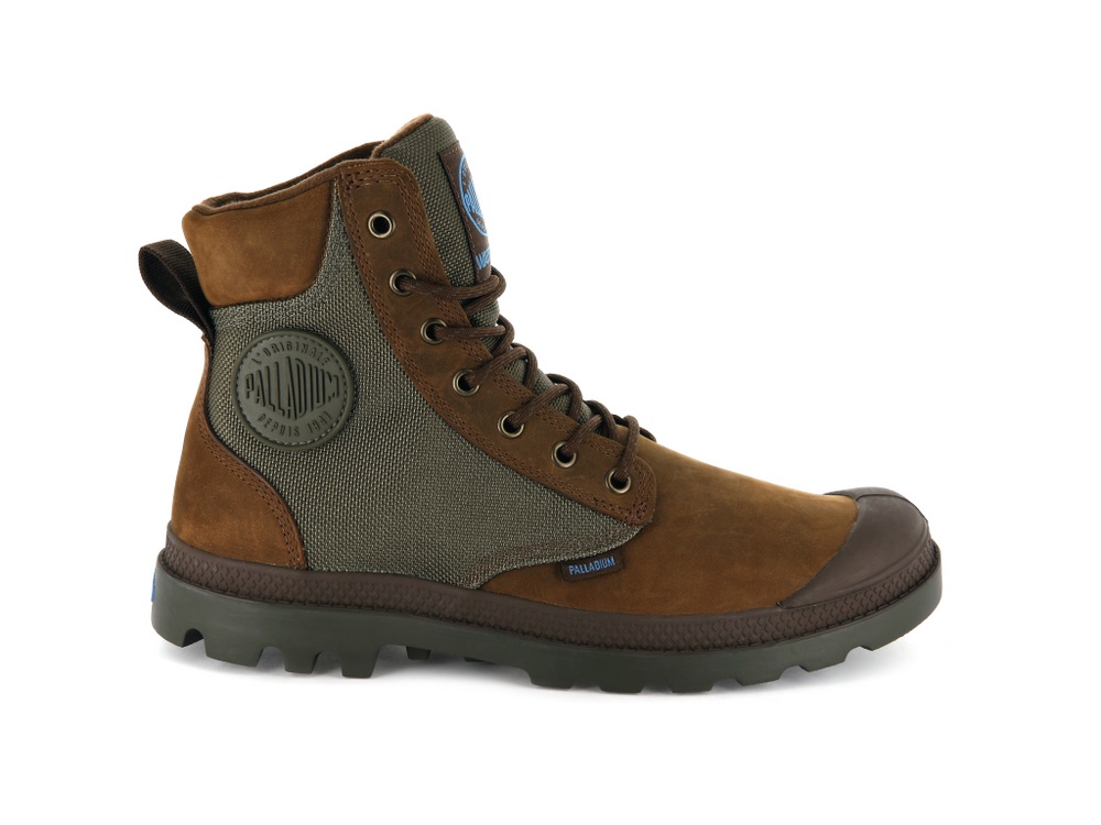 Botas Palladium PAMPA SPORT CUFF WPN Hombre Marrones | Chile-23405