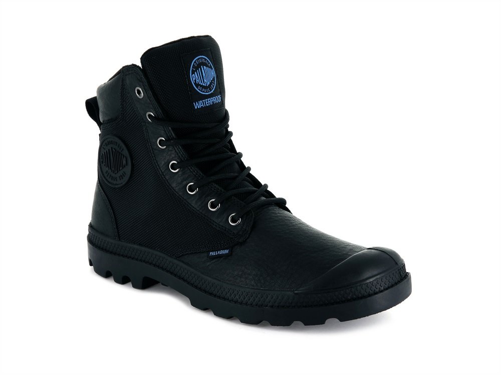 Botas Palladium PAMPA SPORT CUFF WPN Hombre Negras | Chile-60958