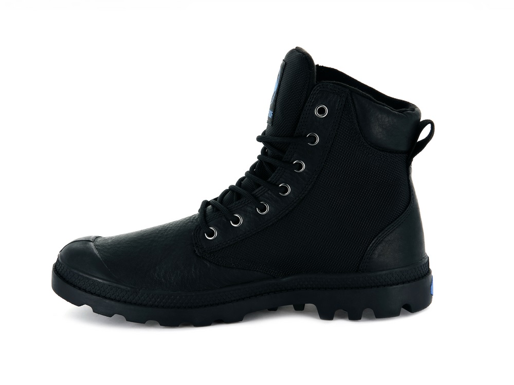 Botas Palladium PAMPA SPORT CUFF WPN Hombre Negras | Chile-60958