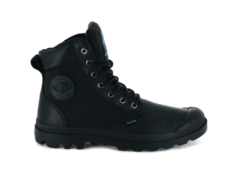 Botas Palladium PAMPA SPORT CUFF WPN Hombre Negras | Chile-60958