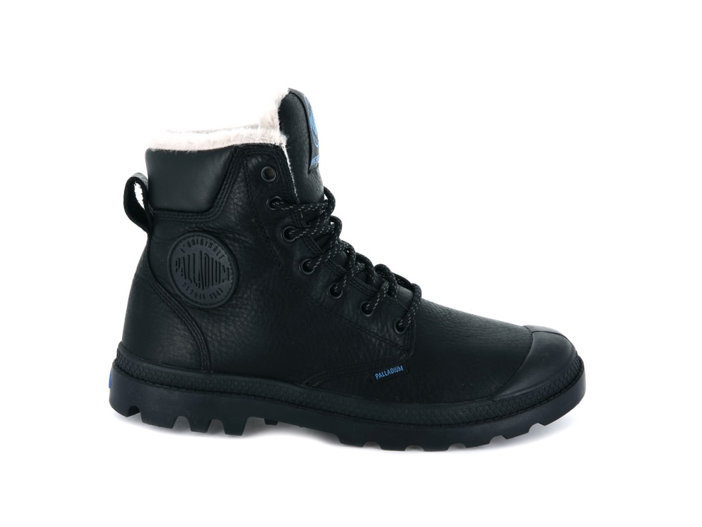 Botas Palladium PAMPA SPORT CUFF WPS Hombre Negras | Chile-30714