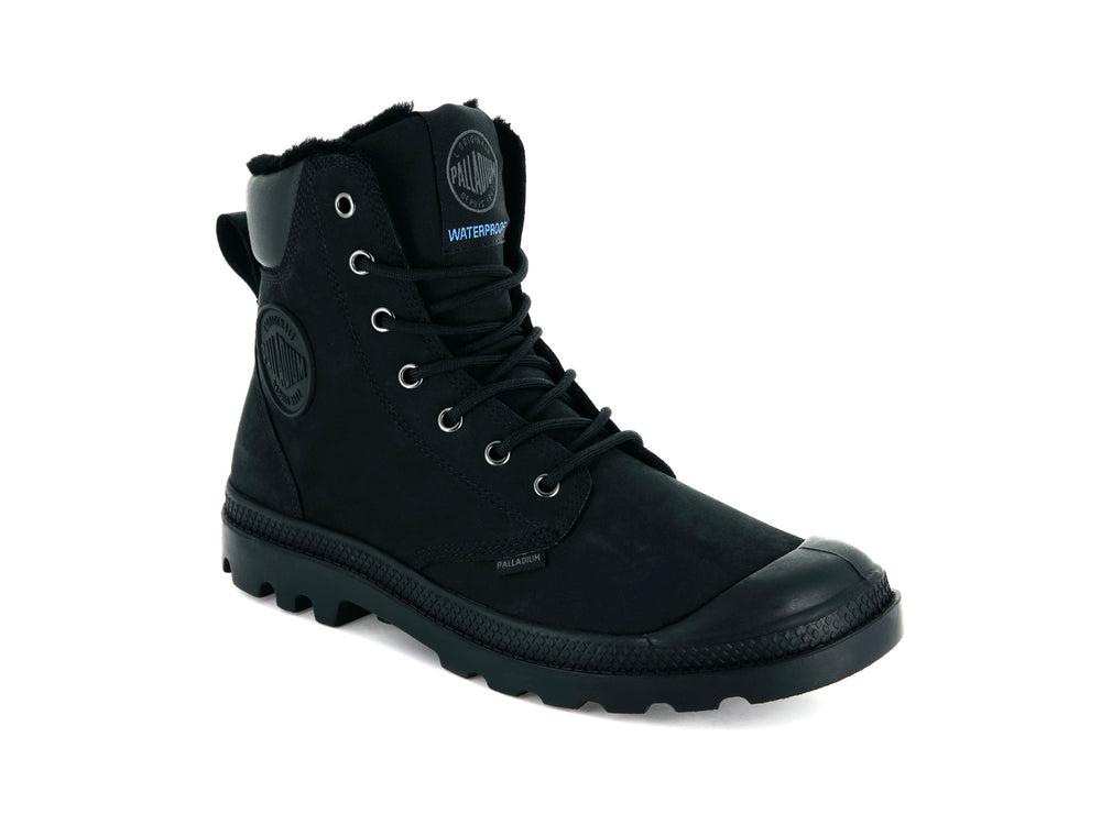 Botas Palladium PAMPA SPORT CUFF WPS Hombre Negras | Chile-38760