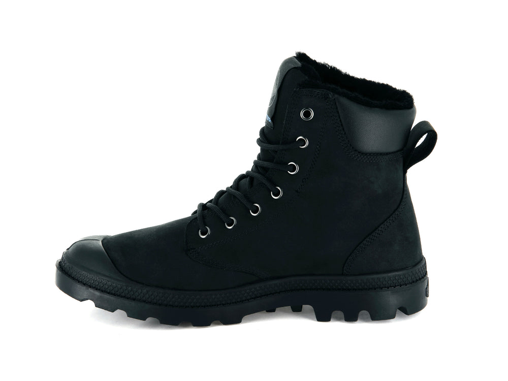 Botas Palladium PAMPA SPORT CUFF WPS Hombre Negras | Chile-38760