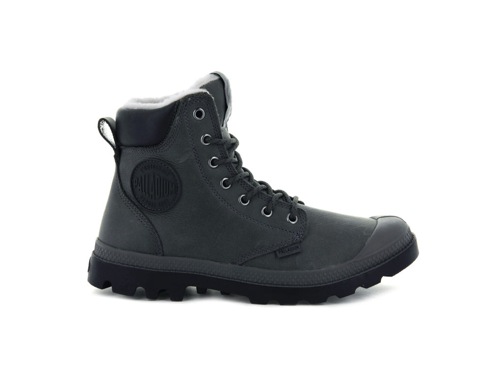 Botas Palladium PAMPA SPORT CUFF WPS Hombre Gris Oscuro | Chile-67018